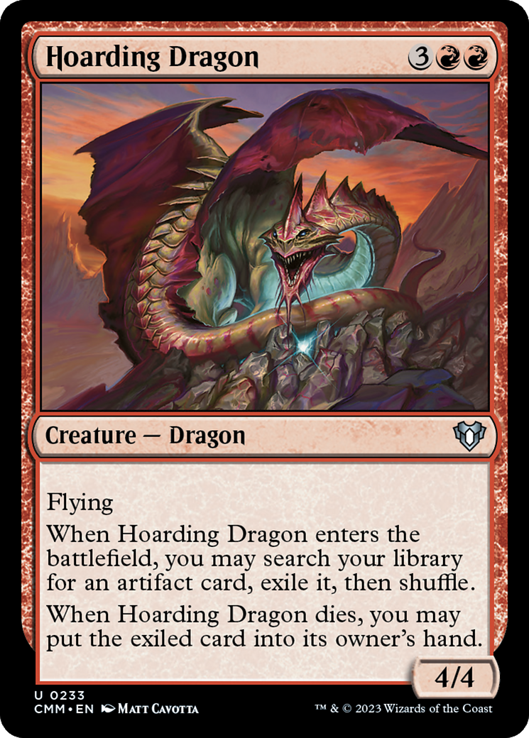 Hoarding Dragon [Commander Masters] | Card Citadel