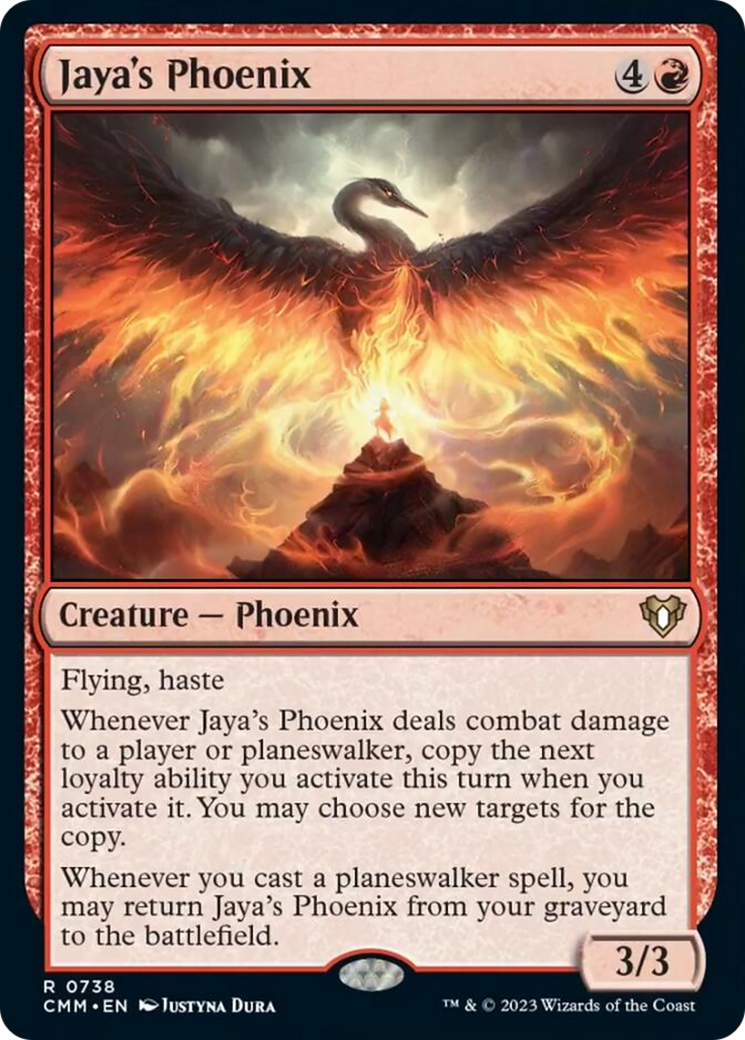 Jaya's Phoenix [Commander Masters] | Card Citadel