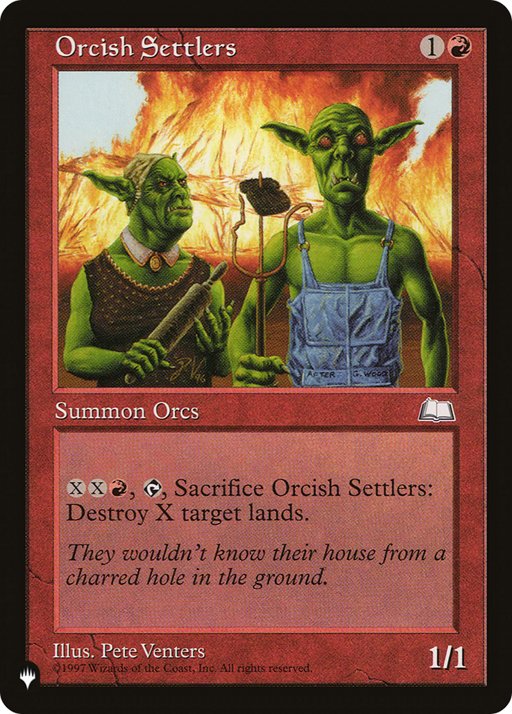 Orcish Settlers [The List Reprints] | Card Citadel