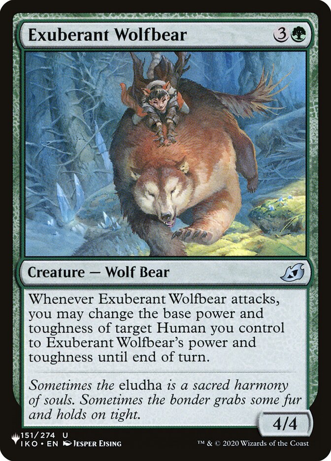 Exuberant Wolfbear [The List] | Card Citadel