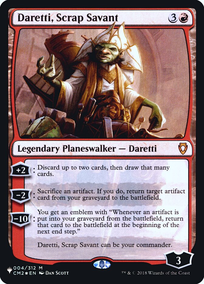 Daretti, Scrap Savant [Secret Lair: Heads I Win, Tails You Lose] | Card Citadel