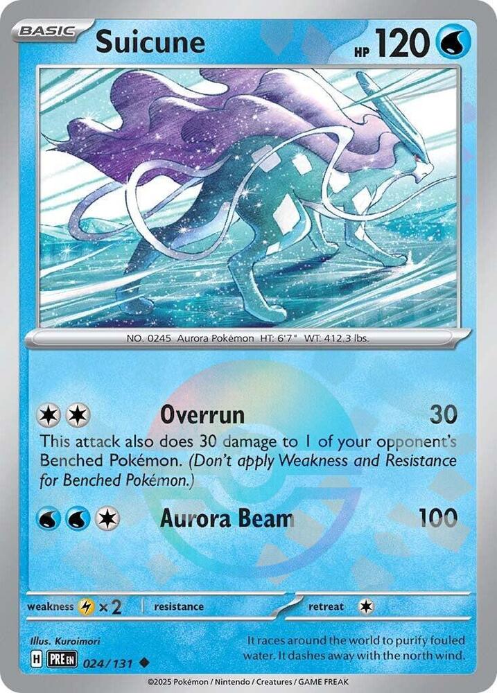 Suicune (024/131) (Poke Ball Pattern) [Scarlet & Violet: Prismatic Evolutions] | Card Citadel