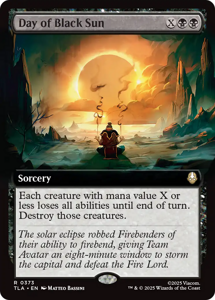Day of Black Sun (Extended Art) [Avatar: The Last Airbender] | Card Citadel