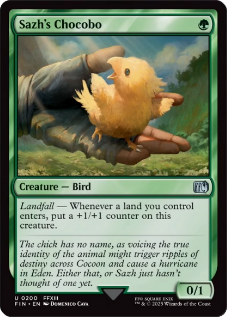 Sazh's Chocobo [FINAL FANTASY] | Card Citadel