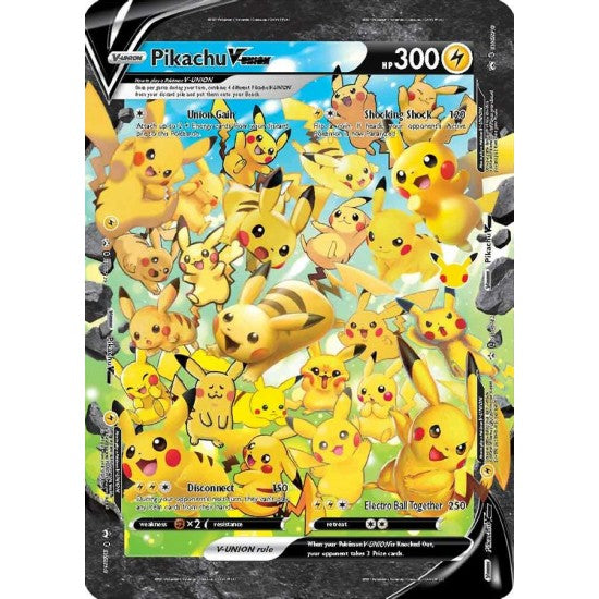 Pikachu V-UNION (Jumbo Card) [Sword & Shield: Black Star Promos] | Card Citadel