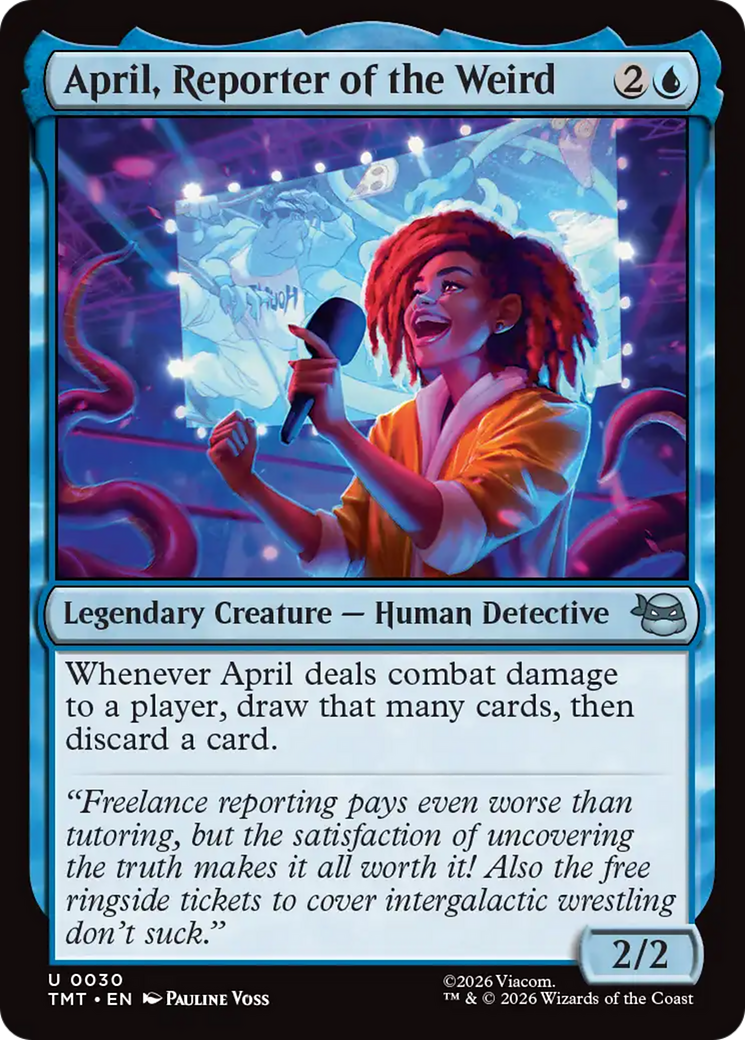 April, Reporter of the Weird [Teenage Mutant Ninja Turtles] | Card Citadel