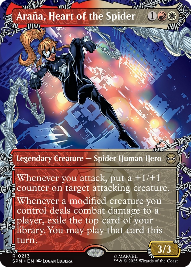 Arana, Heart of the Spider (Borderless) [Marvel's Spider-Man] | Card Citadel