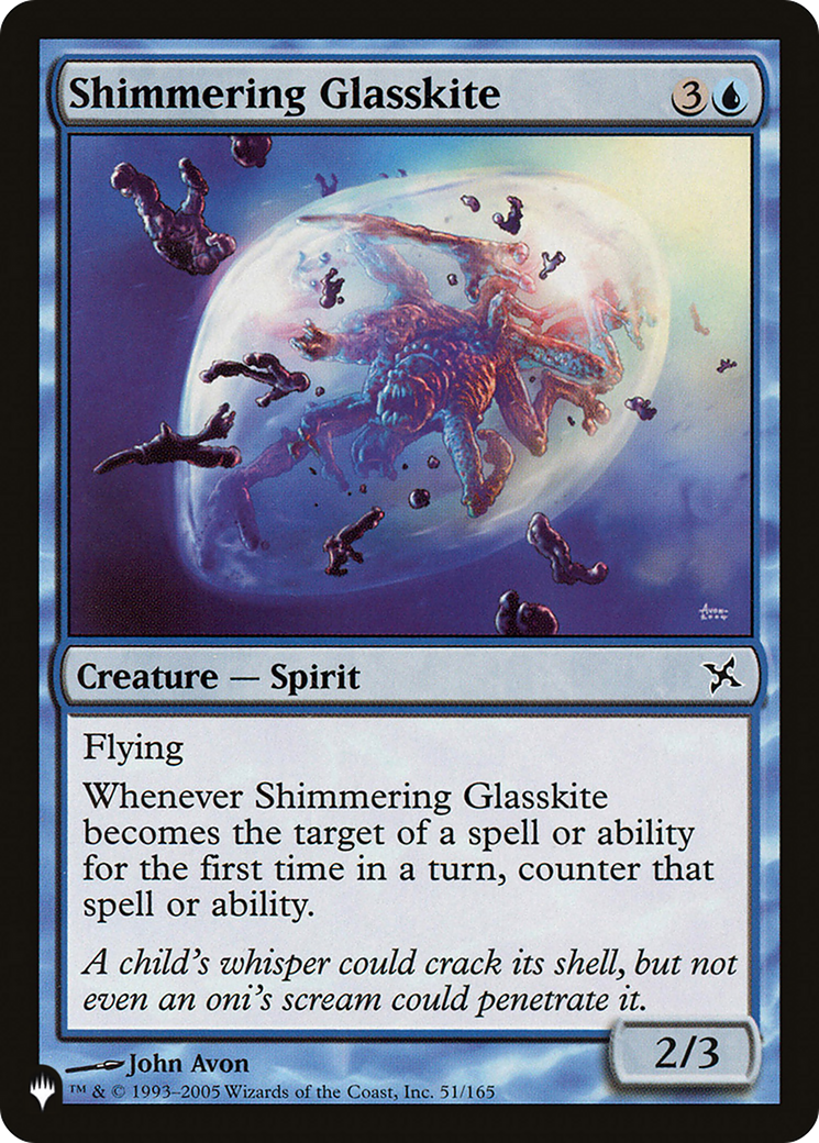 Shimmering Glasskite [The List] | Card Citadel