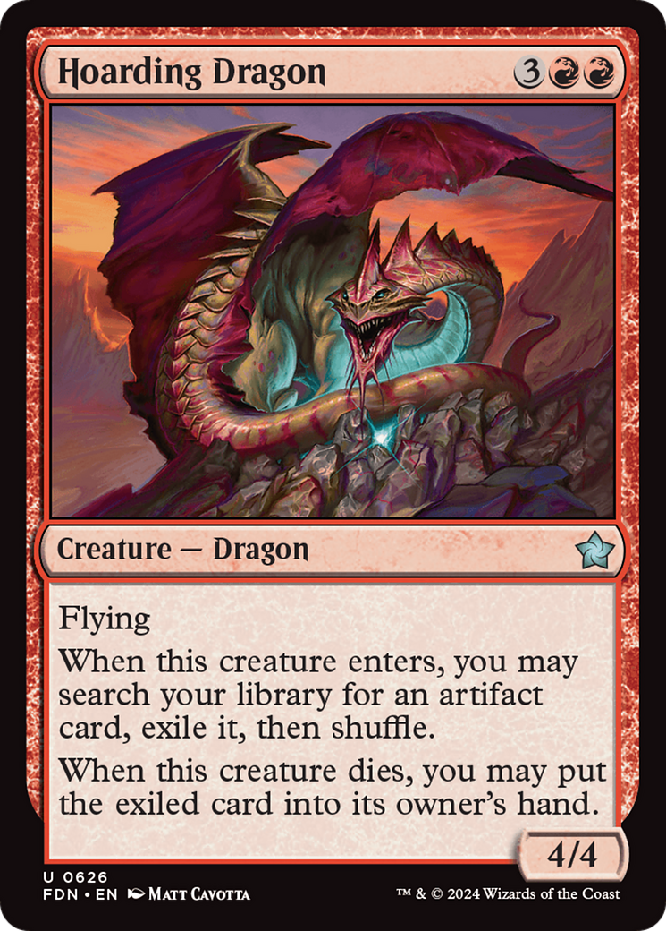 Hoarding Dragon [Foundations] | Card Citadel