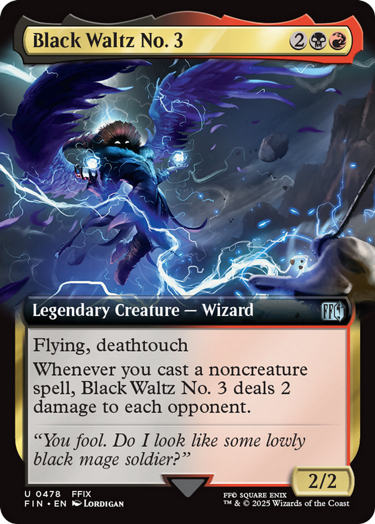 Black Waltz No. 3 (Extended Art) [FINAL FANTASY] | Card Citadel