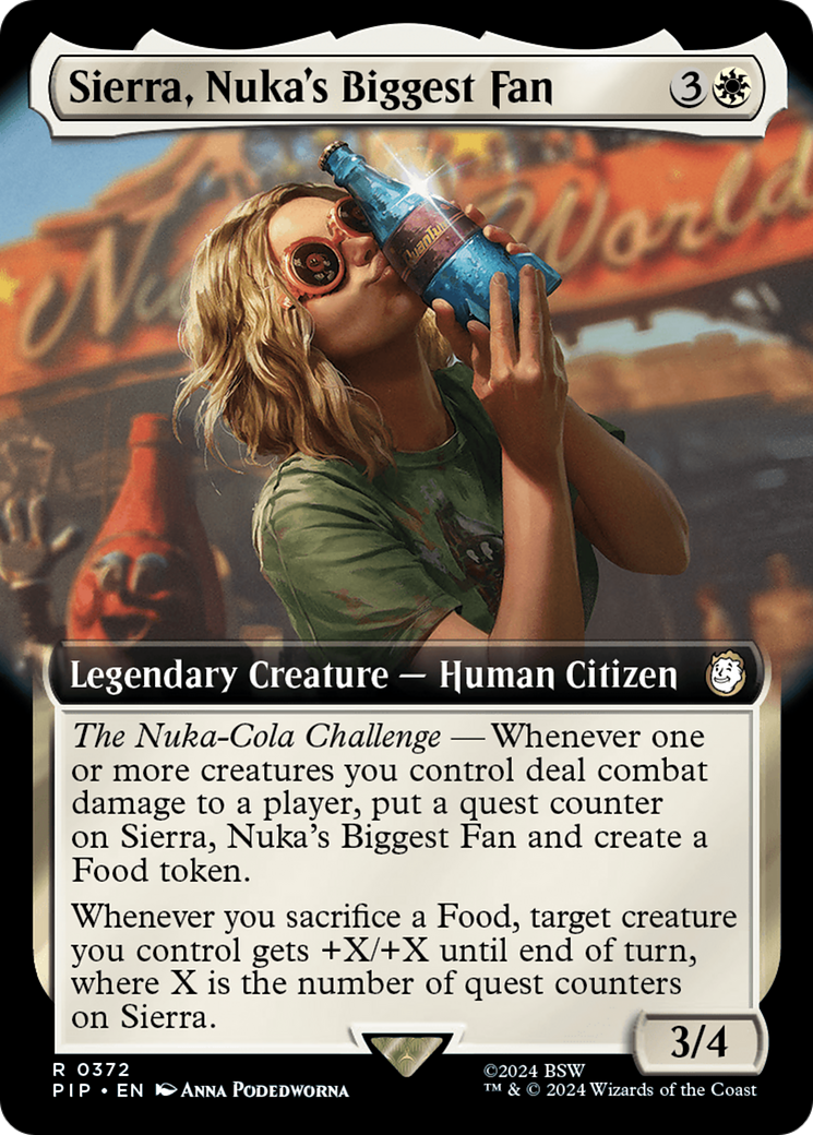 Sierra, Nuka's Biggest Fan (Extended Art) [Fallout] | Card Citadel