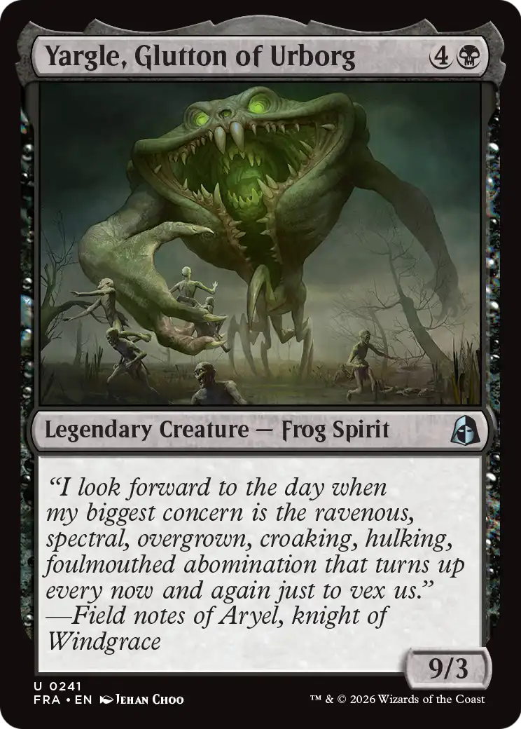 Yargle, Glutton of Urborg [Reality Fracture] | Card Citadel