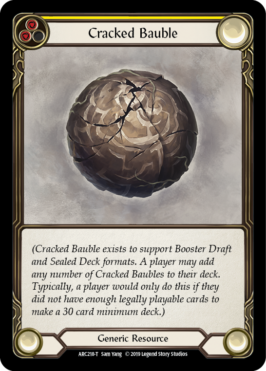 Cracked Bauble [ARC218-T] (Arcane Rising)  1st Edition Normal | Card Citadel