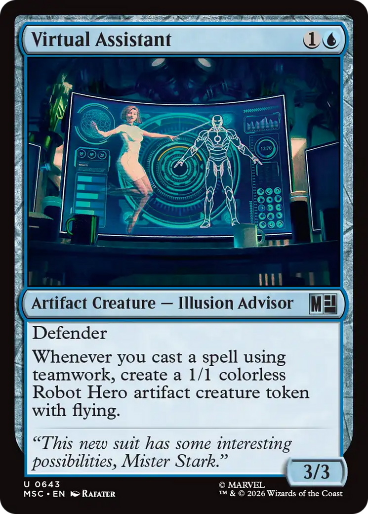 Virtual Assistant [Marvel Super Heroes Commander] | Card Citadel