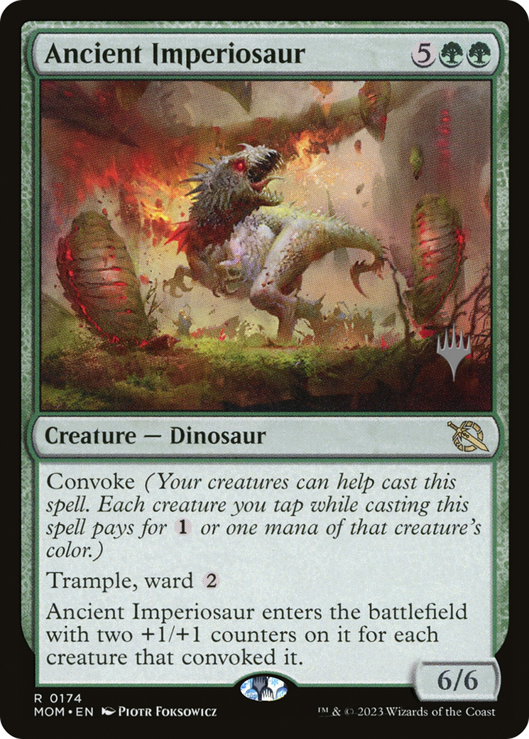 Ancient Imperiosaur (Promo Pack) [March of the Machine Promos] | Card Citadel