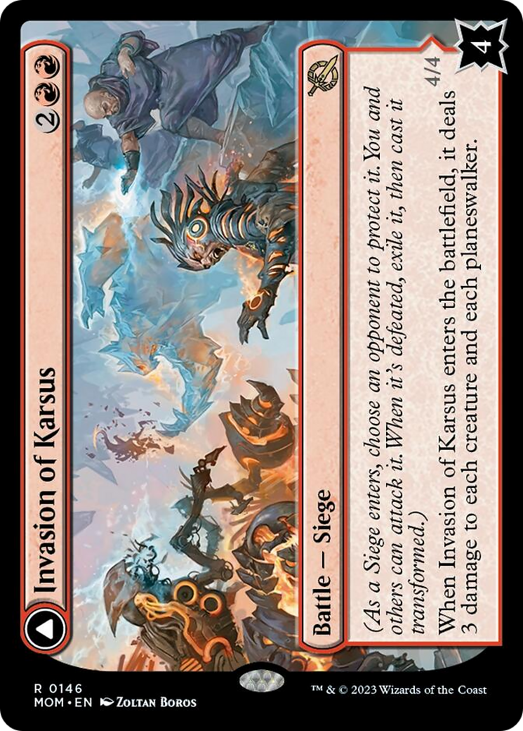 Invasion of Karsus // Refraction Elemental [March of the Machine] | Card Citadel