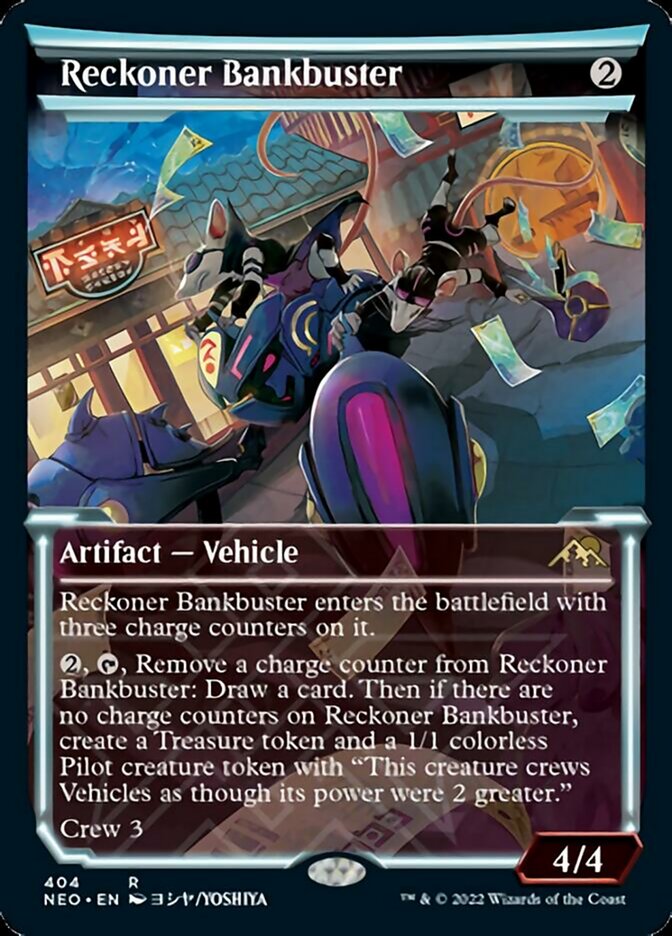 Reckoner Bankbuster (Showcase Soft Glow) [Kamigawa: Neon Dynasty] | Card Citadel