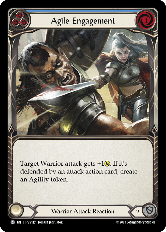 Agile Engagement (Blue) [HVY117] (Heavy Hitters) | Card Citadel