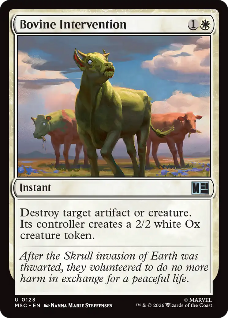 Bovine Intervention [Marvel Super Heroes Commander] | Card Citadel