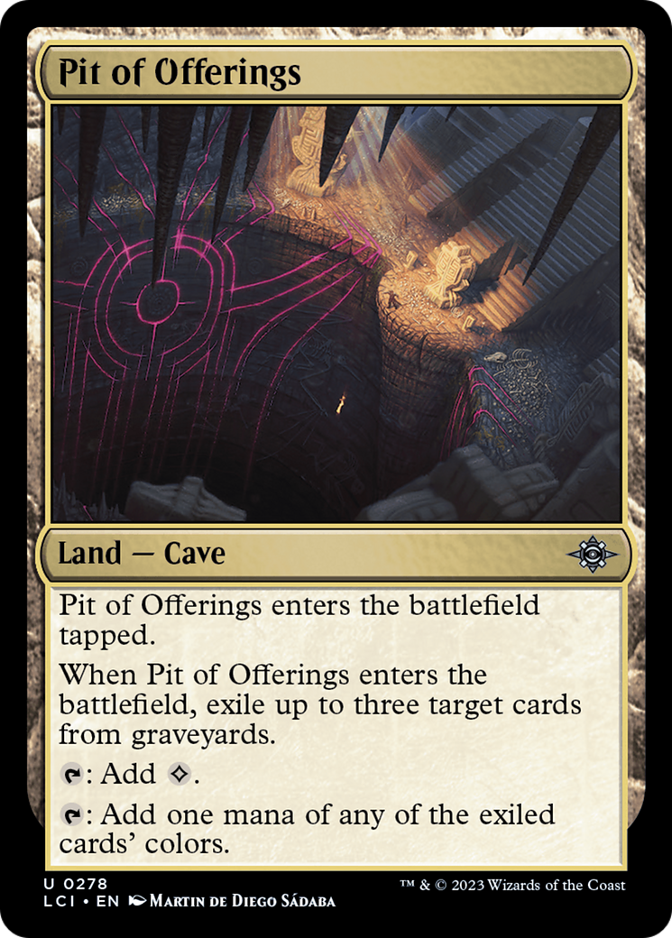 Pit of Offerings [The Lost Caverns of Ixalan] | Card Citadel