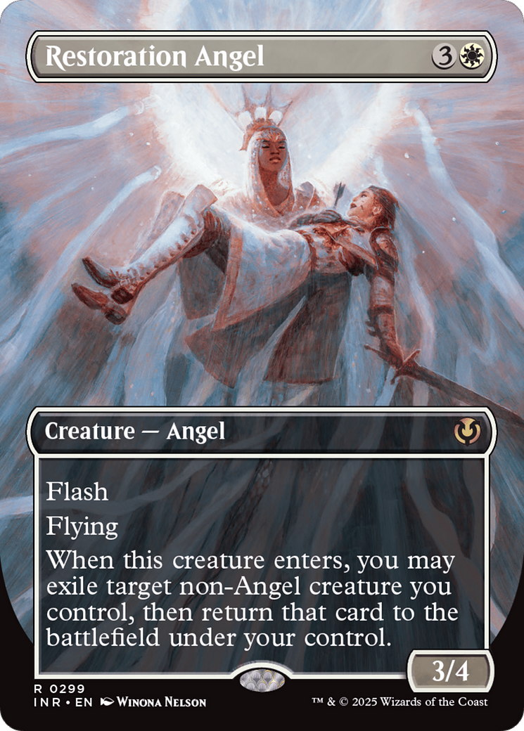 Restoration Angel (Borderless) [Innistrad Remastered] | Card Citadel