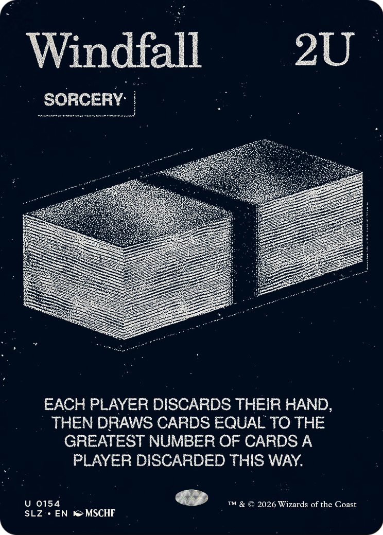 Windfall (0154) [Secret Lair x MSCHF: The Zeta Set] | Card Citadel