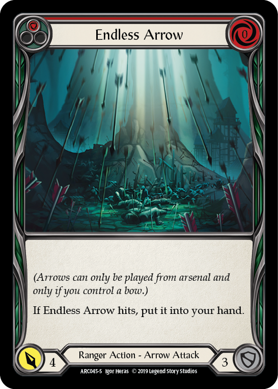 Endless Arrow [ARC045-S] (Arcane Rising)  1st Edition Normal | Card Citadel
