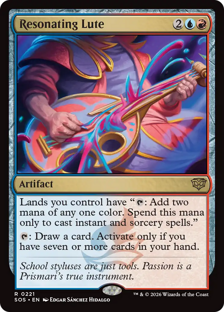 Resonating Lute [Secrets of Strixhaven] | Card Citadel