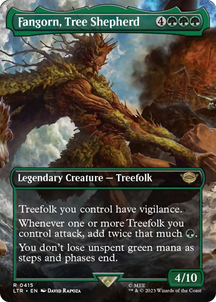 Fangorn, Tree Shepherd (Borderless Alternate Art) [The Lord of the Rings: Tales of Middle-Earth] | Card Citadel