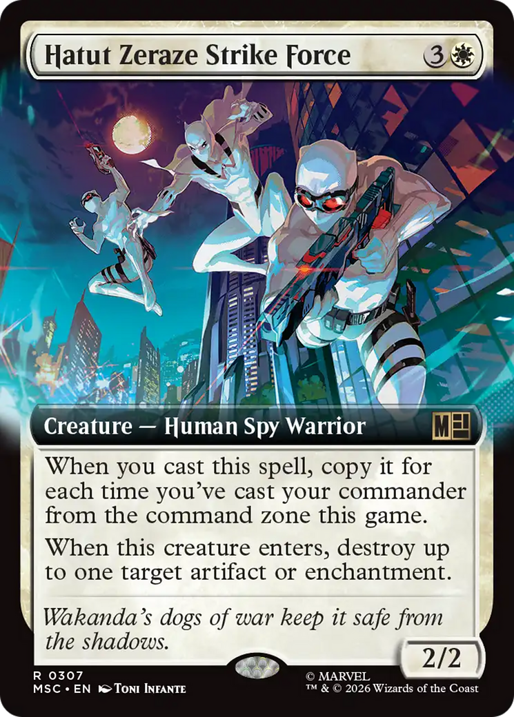 Hatut Zeraze Strike Force (Extended Art) [Marvel Super Heroes Commander] | Card Citadel