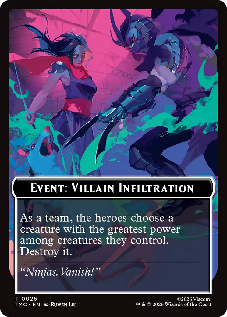 Event: Villain Infiltration [Teenage Mutant Ninja Turtles Commander Tokens] | Card Citadel