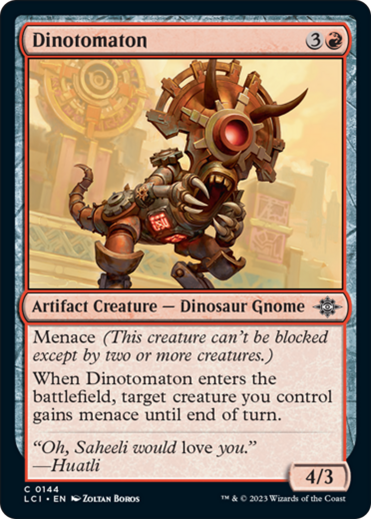 Dinotomaton [The Lost Caverns of Ixalan] | Card Citadel