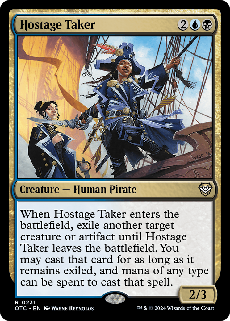 Hostage Taker [Outlaws of Thunder Junction Commander] | Card Citadel