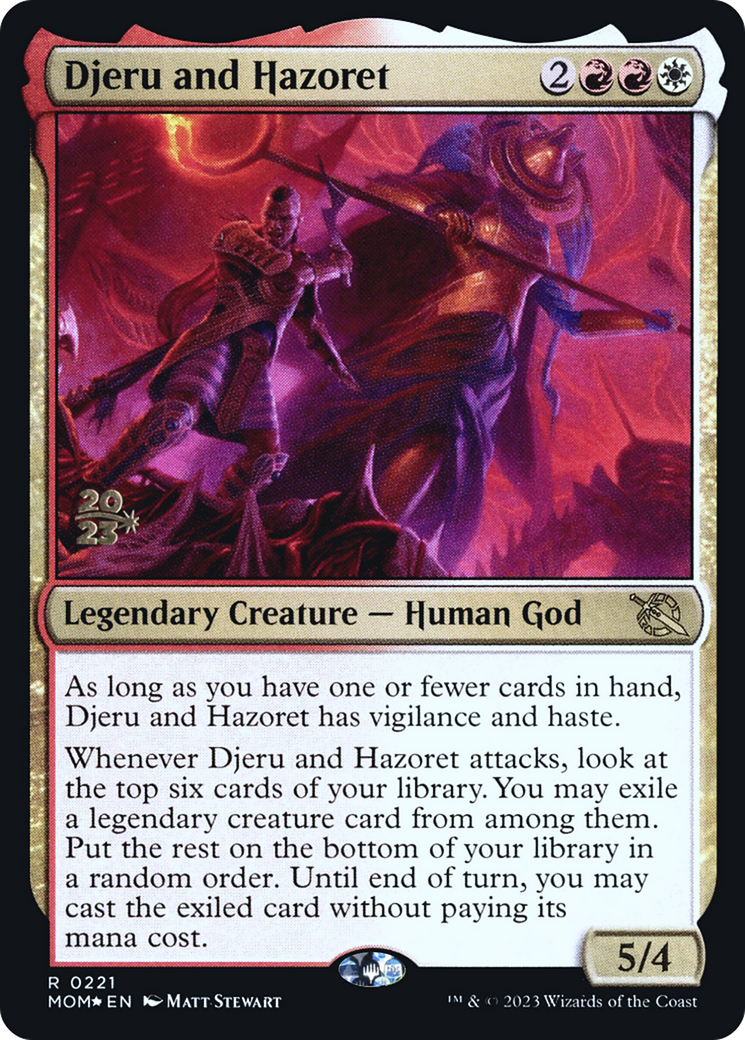 Djeru and Hazoret [March of the Machine Prerelease Promos] | Card Citadel