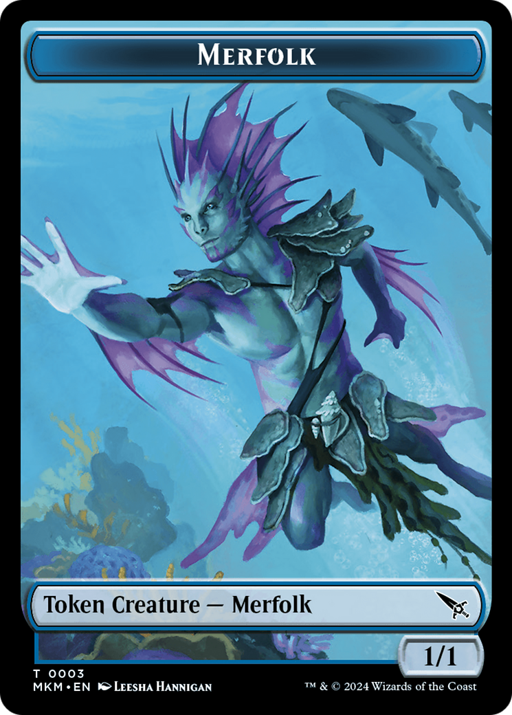 Merfolk Token [Murders at Karlov Manor Tokens] | Card Citadel