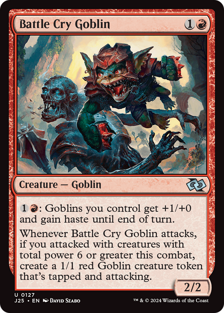 Battle Cry Goblin [Foundations Jumpstart] | Card Citadel