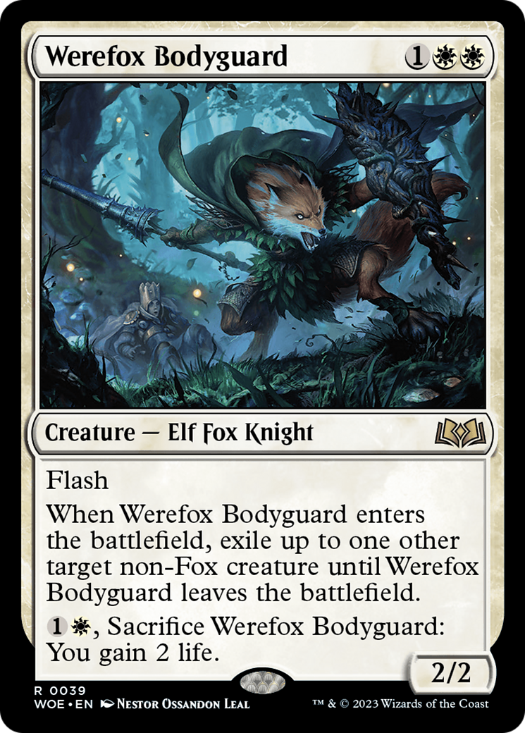 Werefox Bodyguard [Wilds of Eldraine] | Card Citadel