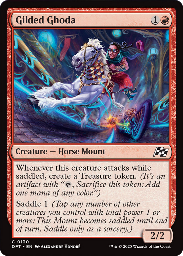 Gilded Ghoda [Aetherdrift] | Card Citadel
