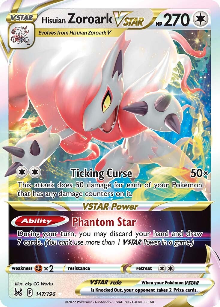 Hisuian Zoroark VSTAR (147/196) [Sword & Shield: Lost Origin] | Card Citadel