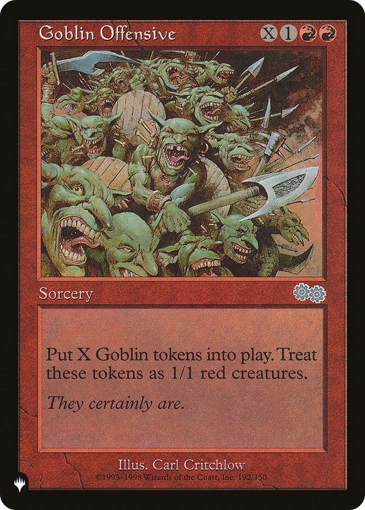 Goblin Offensive [The List Reprints] | Card Citadel