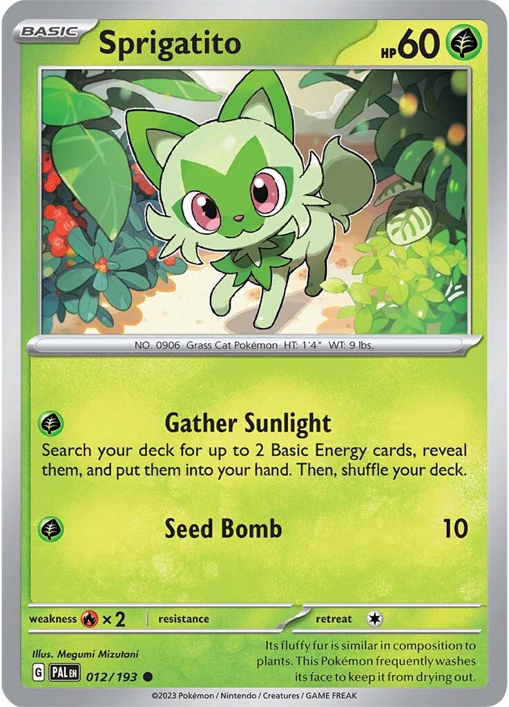 Sprigatito (012/193) [Scarlet & Violet: Paldea Evolved] | Card Citadel