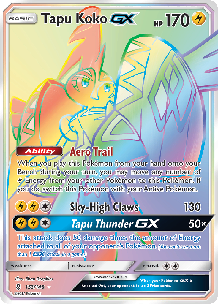 Tapu Koko GX (153/145) [Sun & Moon: Guardians Rising] | Card Citadel