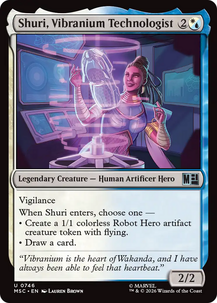 Shuri, Vibranium Technologist [Marvel Super Heroes Commander] | Card Citadel