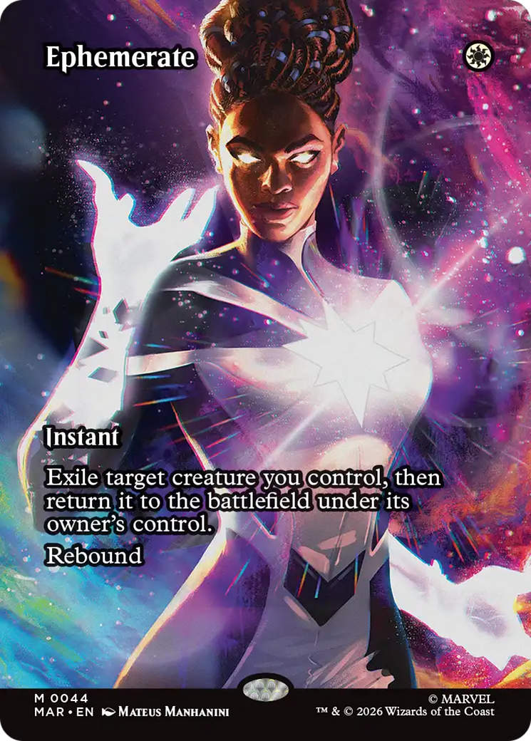 Ephemerate (Borderless) [Marvel Universe: Eternal-Legal] | Card Citadel