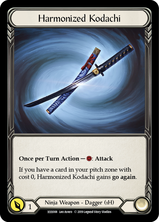 Dawnblade // Harmonized Kodachi [XXX007 // XXX008] (Promo) | Card Citadel