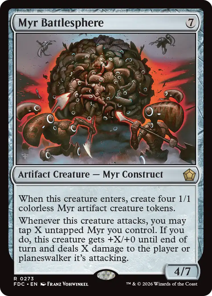 Myr Battlesphere [Foundations Commander] | Card Citadel