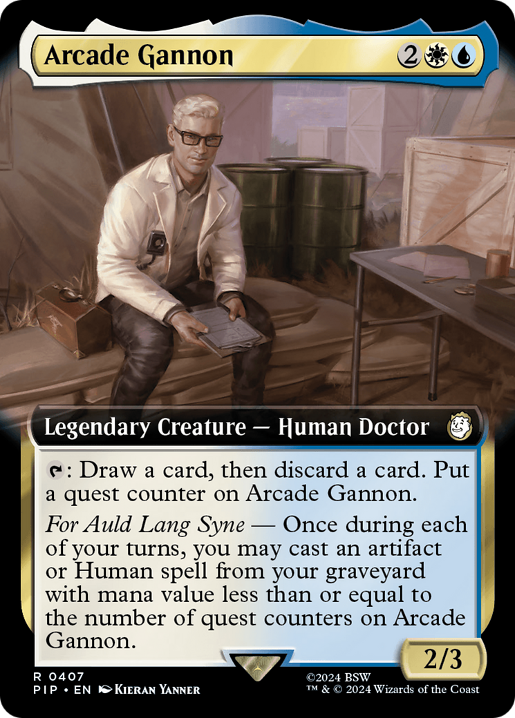 Arcade Gannon (Extended Art) [Fallout] | Card Citadel