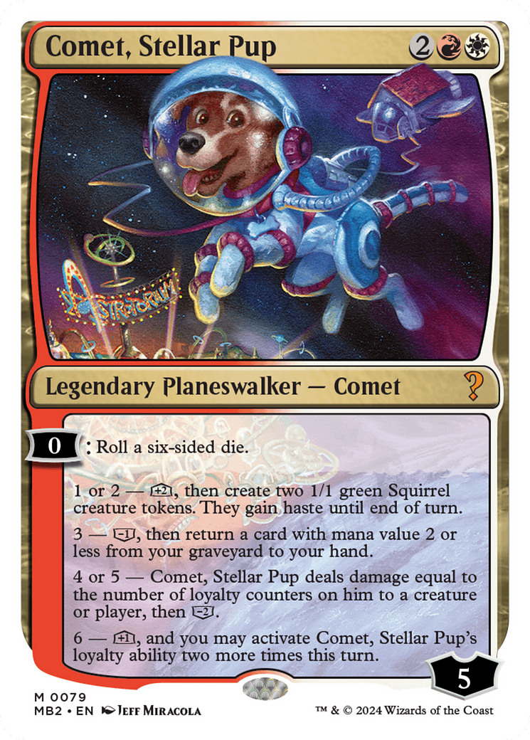 Comet, Stellar Pup [Mystery Booster 2] | Card Citadel