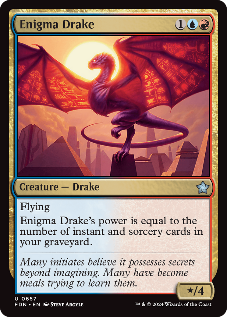 Enigma Drake [Foundations] | Card Citadel