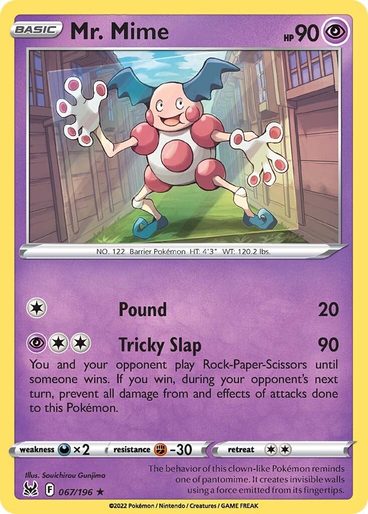 Mr. Mime (067/196) [Sword & Shield: Lost Origin] | Card Citadel